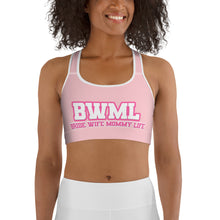 Load image into Gallery viewer, Bride Wife Mommy Life Sports Bra
